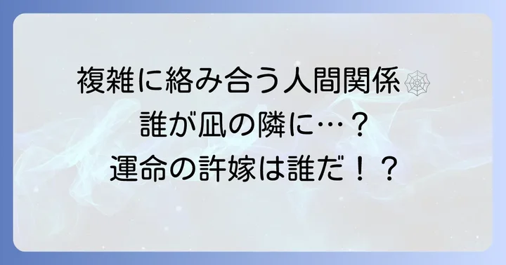 主要登場人物と複雑な関係性