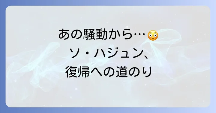 過去の「動画騒動」を乗り越えて：復帰への道のり