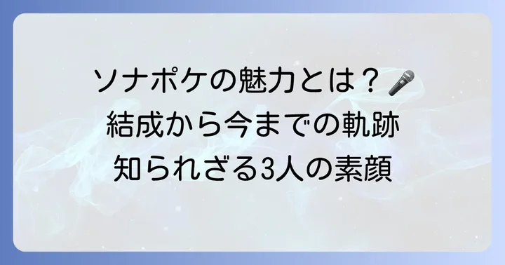 ソナーポケットとは？その魅力と活動の軌跡