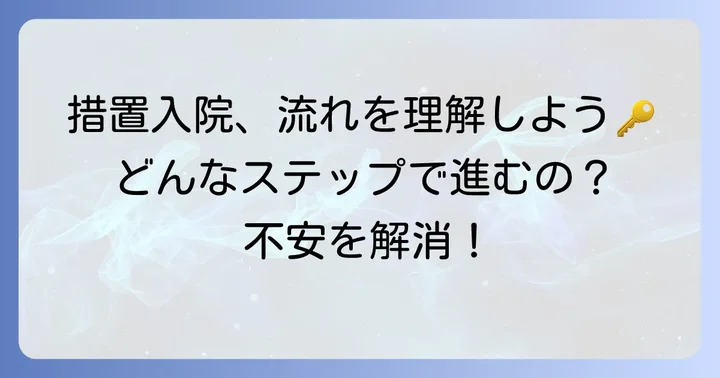 措置入院の手続きの流れと期間