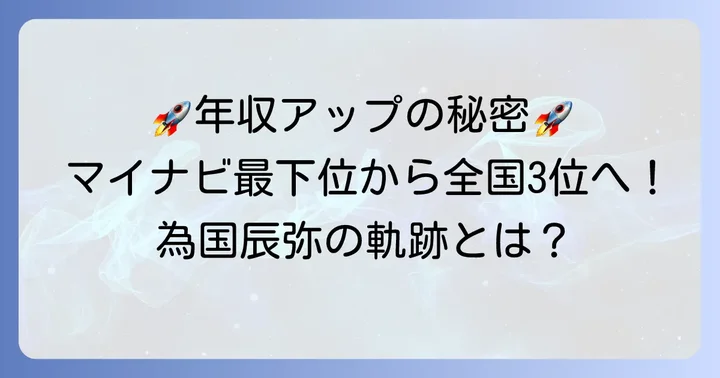 為国辰弥さんの輝かしい経歴とキャリアの歩み