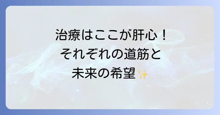 治療方法と予後について