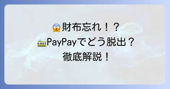 電車内で財布を忘れたと気づいた時の冷静な対処法