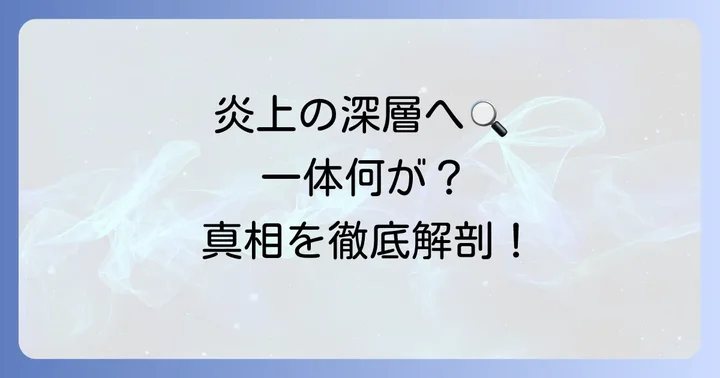 なぜ種村有菜先生の炎上は起きたのか？その背景を深掘り