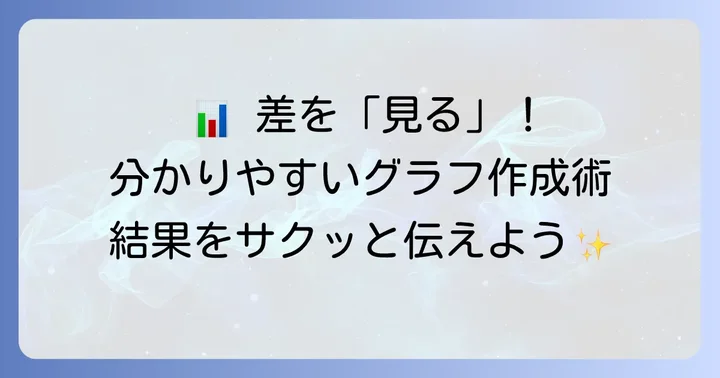 多重比較結果を図で視覚的に表現する方法