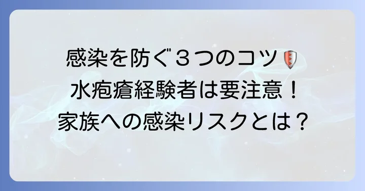 帯状疱疹の感染を防ぐための具体的な方法