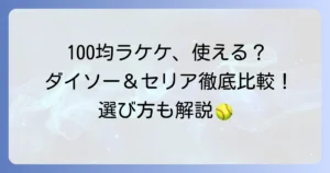 100均の卓球ラケットケースは使える？ダイソー・セリアの代用品と選び方を徹底解説