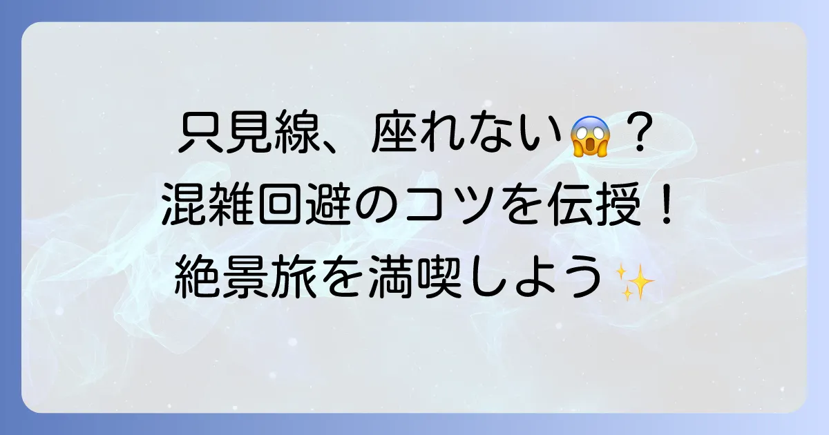只見線で座れない問題を解決！混雑を避けて絶景旅を満喫するコツ