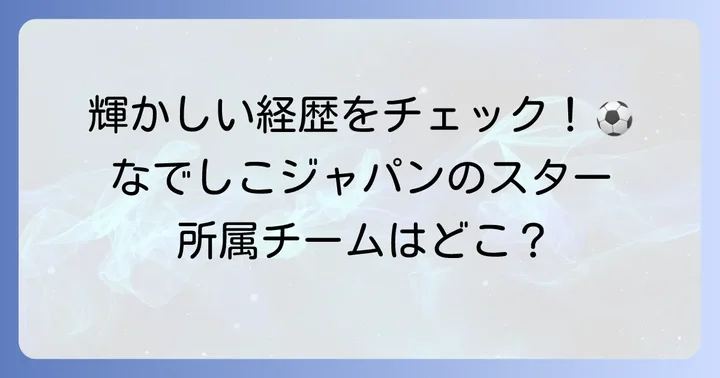 谷川萌々子選手は女子サッカー選手！その輝かしい経歴と現在の所属
