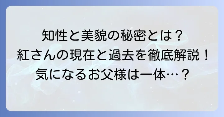 竹俣紅のプロフィールと現在の活動
