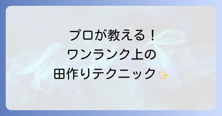 田作りをさらに美味しく!プロが教えるコツ