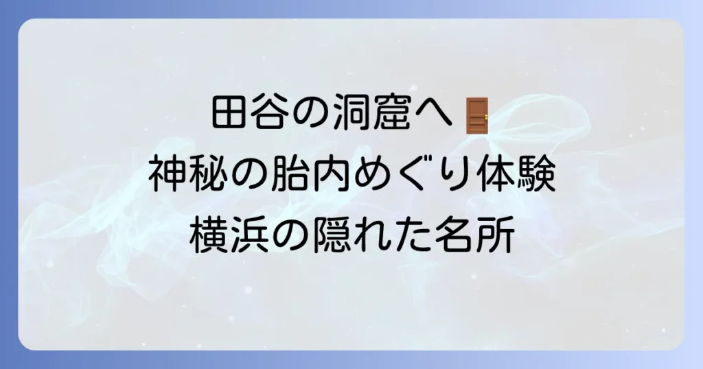 田谷の洞窟レビュー！神秘的な胎内めぐりの魅力と訪問前に知るべきこと全て
