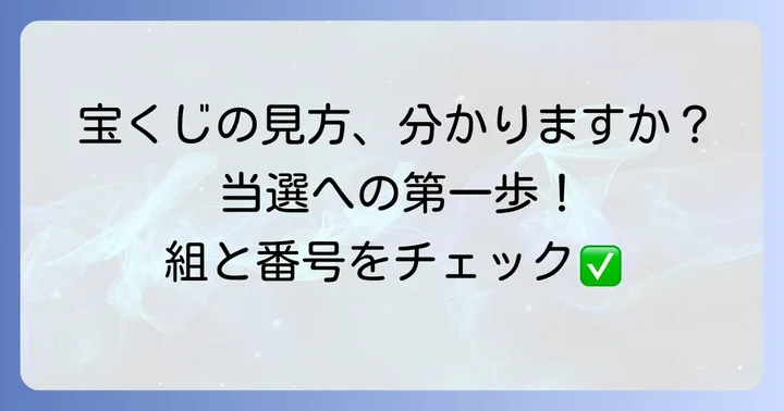 年末ジャンボの当選確認で迷わない！宝くじ券の基本の「見方」