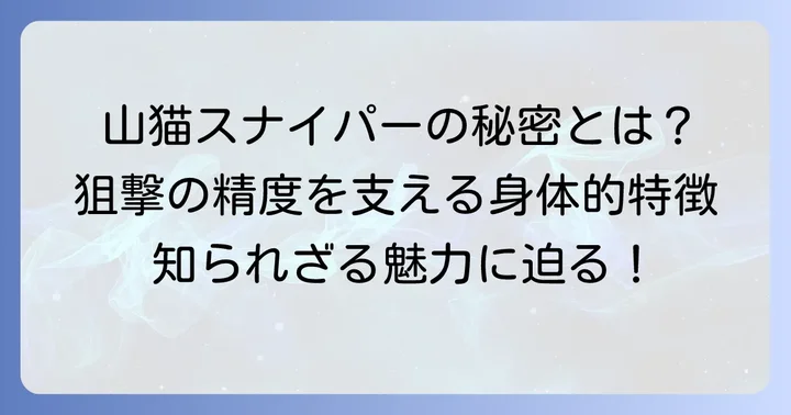 尾形百之助の身体的特徴と狙撃手としての魅力