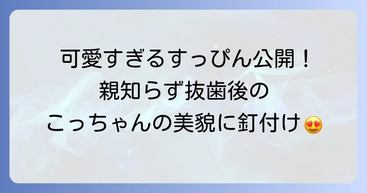 立花琴未すっぴんが話題沸騰！親知らず抜歯後の素顔に絶賛の声