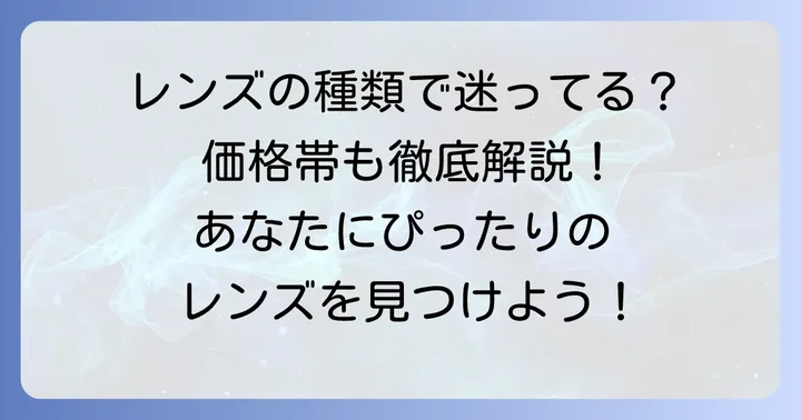 JINS累進多焦点レンズの種類と価格帯