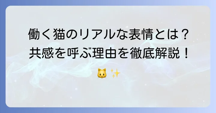 面構えが違う現場猫が愛される理由と活用シーン