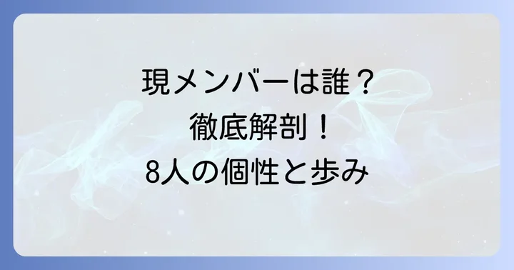 Hey! Say! JUMPの現在のメンバー構成