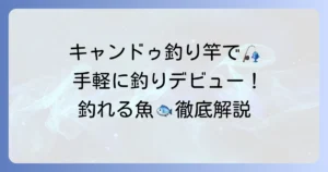 キャンドゥの釣り竿で手軽に釣りデビュー！選び方から釣れる魚まで徹底解説