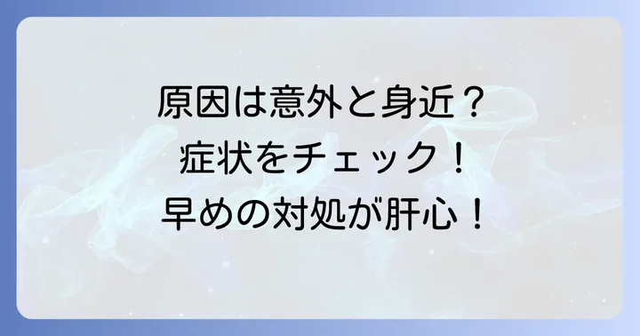 鼓膜が破れる主な原因と症状