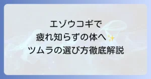 エゾウコギ漢方ツムラ製品の効能と選び方を徹底解説