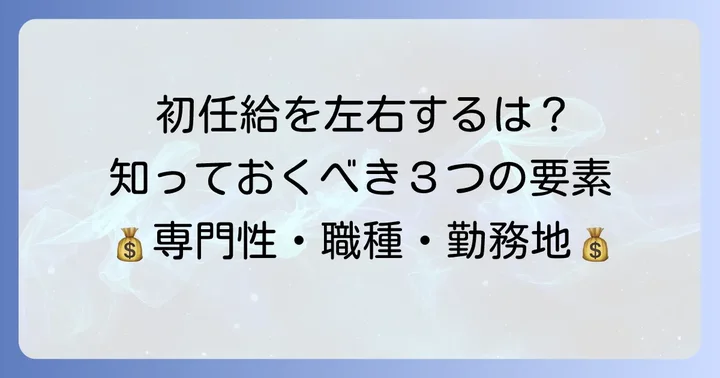 大学院卒の初任給に影響を与える要素
