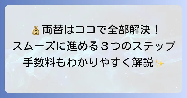三井住友銀行での記念硬貨両替の具体的な進め方