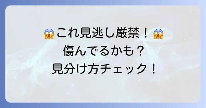 傷んだバスクチーズケーキの見分け方