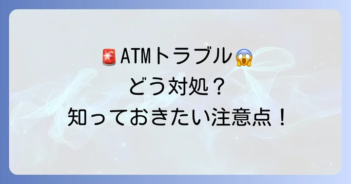 ファミマATMでゆうちょ銀行を利用する際の注意点