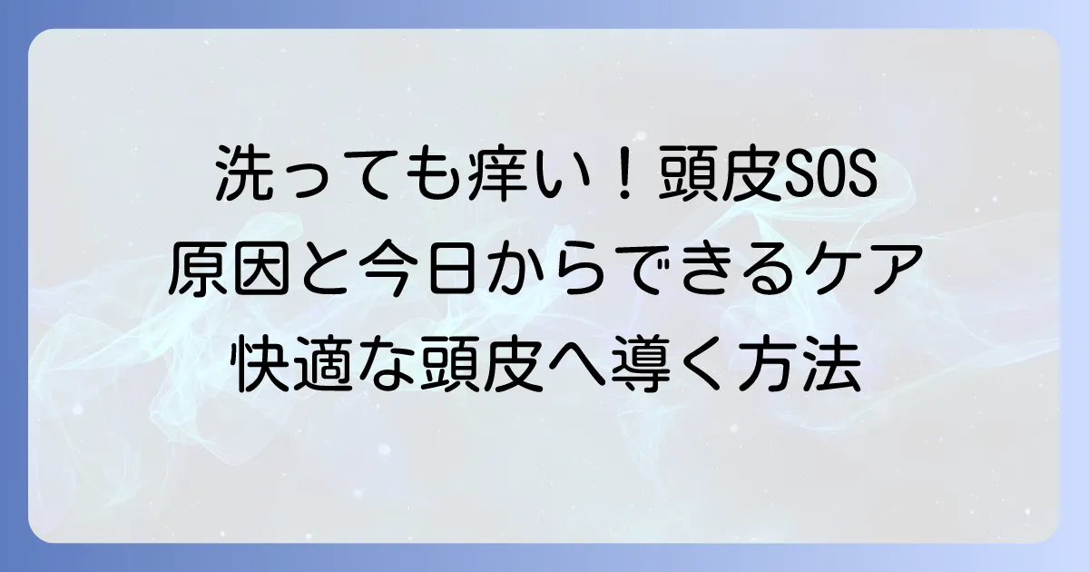 洗っても痒い頭の原因と対策を徹底解説！今日からできる頭皮ケアのコツ