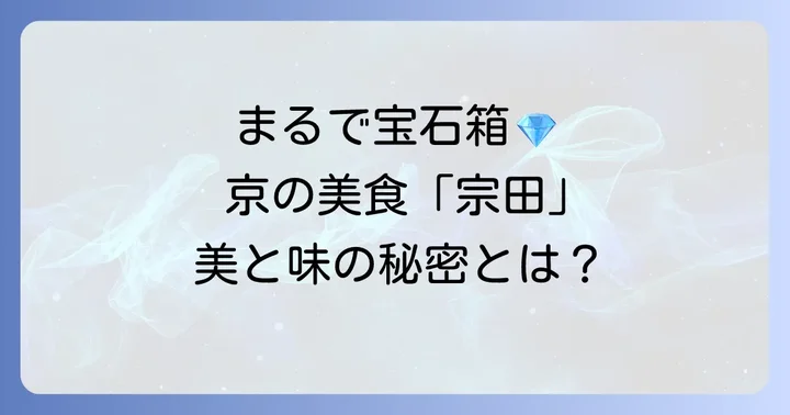 手鞠鮨と日本茶宗田とは？京都で体験する和の美食