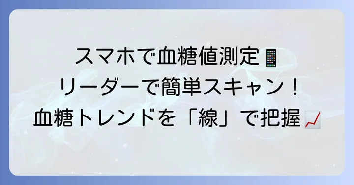 リブレリーダーとアプリを使った測定方法
