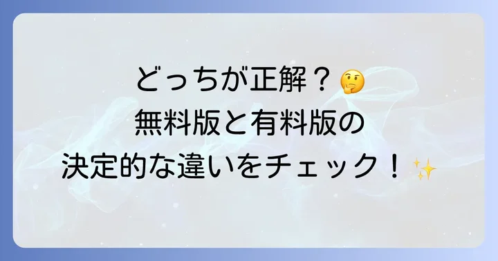 キネマスター無料版と有料版の違い
