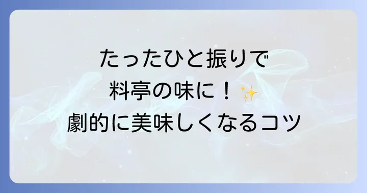 基本を押さえる！ろく助の塩の正しい使い方と料理を美味しくするコツ