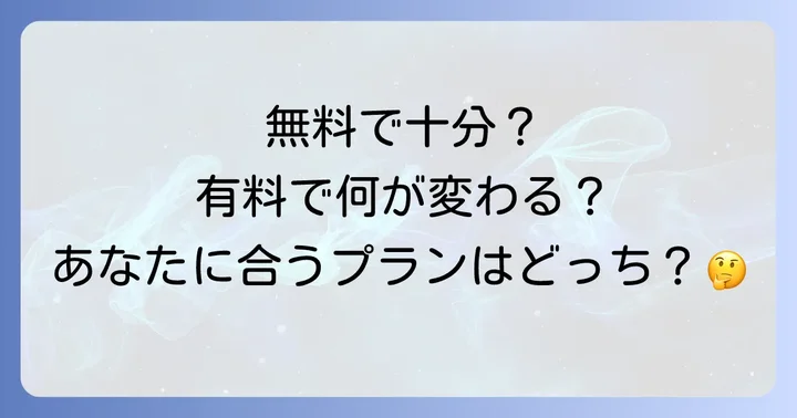 IFTTTの無料プランと有料プラン（Pro/Pro+）の違い