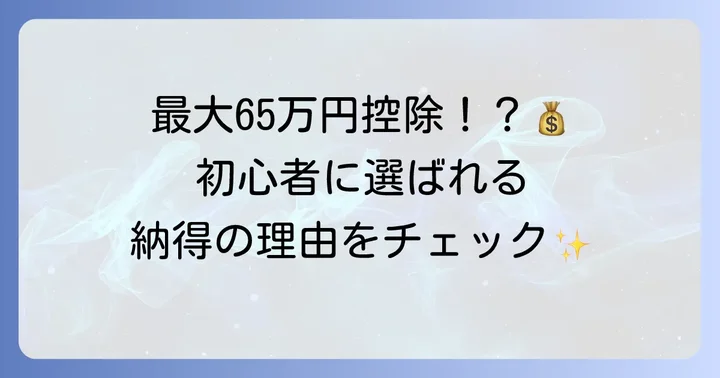 弥生青色申告とは？なぜ選ばれるのか