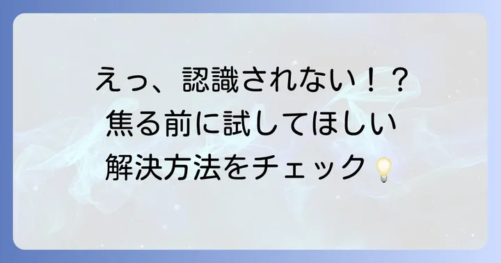 SwitchでSDカードが認識されない時の解決策