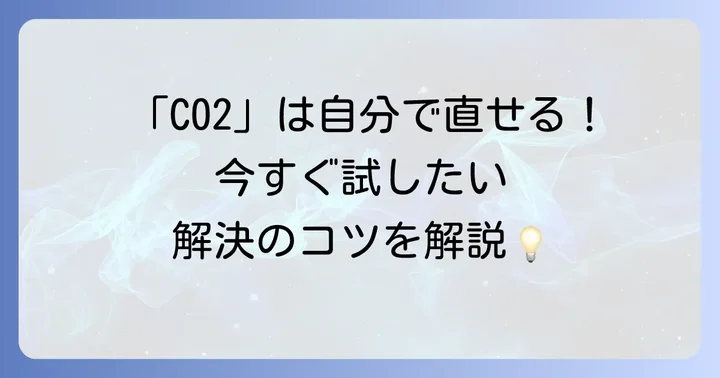 自分でできる!日立洗濯機C02エラーの対処法