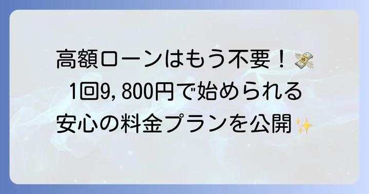 あおばクリニックヒゲ脱毛の料金プランと支払い方法