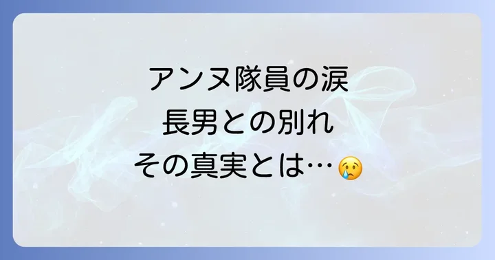 ひし美ゆり子さんの長男にまつわる悲しい真実