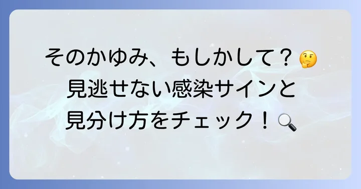 ヒゼンダニ感染のサイン：主な症状と見分け方