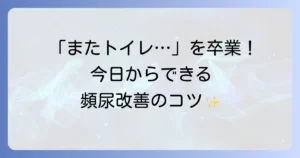 女性の頻尿対策を徹底解説！原因から今日からできる改善方法まで