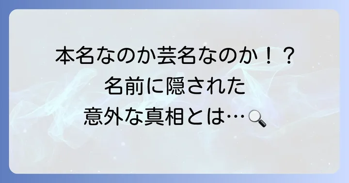 日向未来さんの本名に関する真相